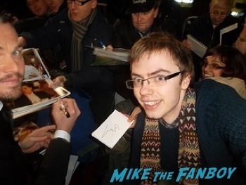 Leo Dicaprio fan photo signing autographs BAFTA2