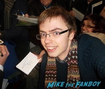 Leo Dicaprio fan photo signing autographs BAFTA2