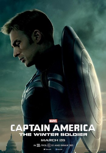 Captain America: The Winter Soldier chris evans individual promo poster