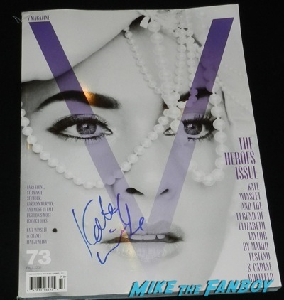 Kate Winslet Walk Of Fame Star Ceremony signing autographs rare kathy bates speech82