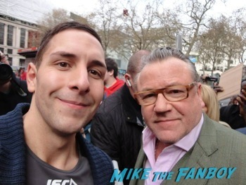ray winstone signing autographs for fans rita ora 2