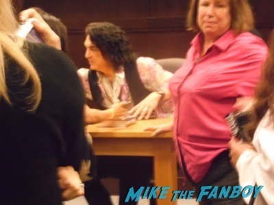 Paul Stanley book signing autograph KISS lead singer1