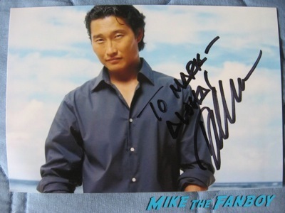 Daniel Dae Kim Signed autograph hot photo rare5