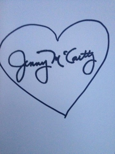 Autopen Jenny McCarthy 
