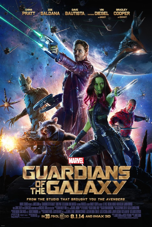 new guardians of the galaxy movie poster one sheet key art chris pratt