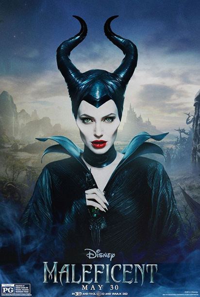Maleficent individual character movie posters angelina jolie
