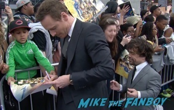 X-Men Days of Future Past New York Premiere jennifer lawrence signing autographs32
