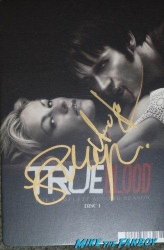 True Blood season 2 signed poster anna paquin stephen moyer 