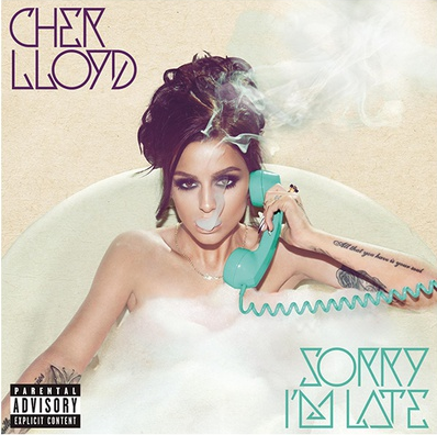 cher lloyd sorry so late signed cd cover