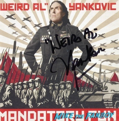Weird Al Yankovic amoeba music cd signing autograph  6