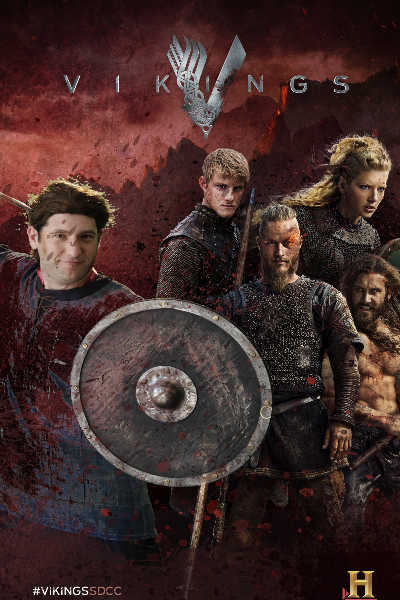 vikings mike the fanboy poster