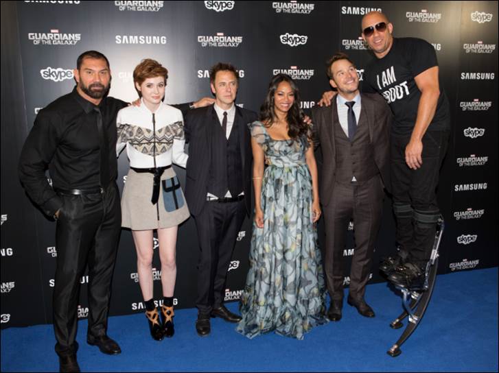 Guardians Of The Galaxy London Premiere! With Chris Pratt! Zoe Saldana! Dave Bautista! Vin Diesel! And More!