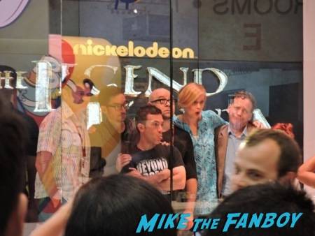 "Legend of Korra" actors at the Nickelodeon booth