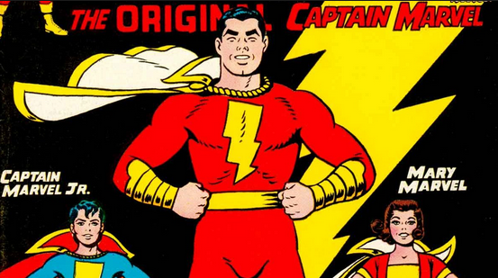 Shazam original comic book art rare captain marvel