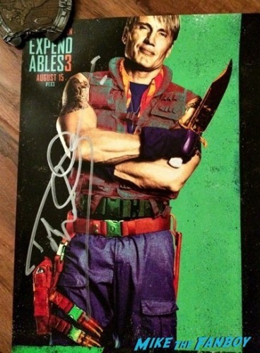 expendables 3 one sheet poster signed autograph kellan lutz sdcc 2014  6