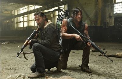 The Walking Dead season 5 cast photo norman reedus andrew lincoln  9