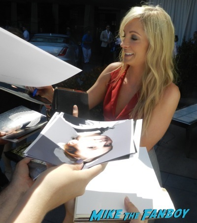 Joanne Froggatt  signing autographs celebrities signing autographs emmy awards parties autograph signature 9