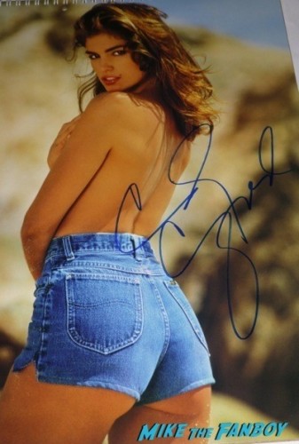 Cindy Crawford signed autograph photo rare promo 2