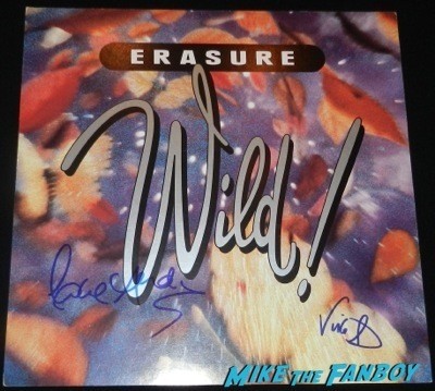Erasure signed autograph poster los angeles concert live rare7