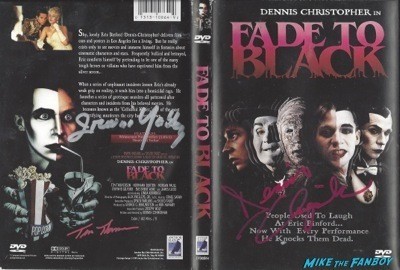Fade To Black signed dvd cover 