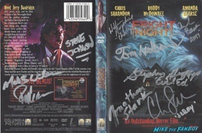 fright night signed dvd cover 