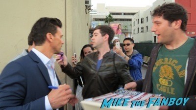 Frank Grillo signing autographs jimmy kimmel live 2014 hot sexy rare