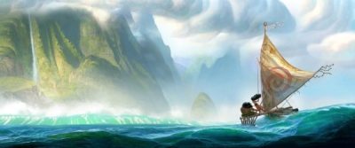 From Walt Disney Animation Studios comes “Moana,” a sweeping, CG-animated comedy-adventure about a spirited teenager on an impossible mission to fulfill her ancestors' quest. A born navigator, Moana sets sail from the ancient South Pacific islands of Oceania in search of a fabled island. During her incredible journey, she teams up with her hero, the legendary demi-god Maui, to traverse the open ocean on an action-packed voyage, encountering enormous sea creatures, breathtaking underworlds and ancient folklore. Directed by the renowned filmmaking team of Ron Clements and John Musker ("The Little Mermaid," "The Princess and the Frog," "Aladdin"), "Moana" arrives in theaters in late 2016. ©2014 Disney. All Rights Reserved.