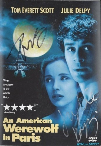 AMERICAN Werewolf IN LONDON signed dvd cover rare 