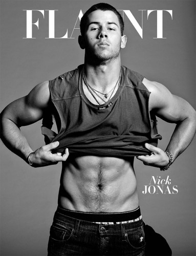 flaunt_cover_nick_jonas sexy shirtless naked photo abs muscle