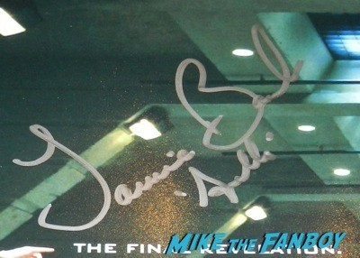 jamie bamber fan photo Comikaze expo 2014 convention floor stan lee signed autograph 41