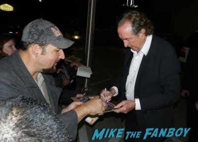Eric Idle signing autographs la live talks with john cleese 1