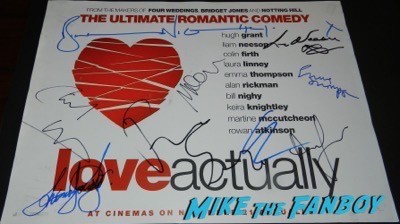 Keira Knightley autograph signed love actually poster signing autographs imitation game q and a benedict cumberbatch  7