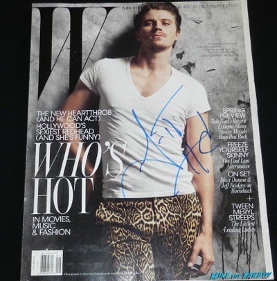 Garrett Hedlund signed autograph W magazine cover hot 2