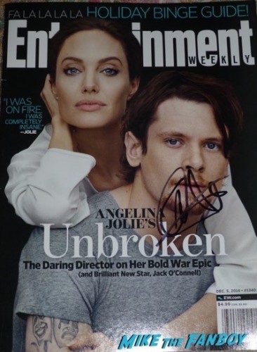 jack O'Connell signed entertainment weekly magazine 