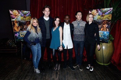 George Lucas, Alan Cumming, Evan Rachel Wood, Elijah Kelley, Meredith Anne Bull, Sam Palladio And Kristin Chenoweth Attend The New York Special Screening Of Lucasfilm's STRANGE MAGIC At The Tribeca Grand Hotel Hosted By The Cinema Society