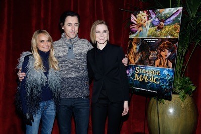 George Lucas, Alan Cumming, Evan Rachel Wood, Elijah Kelley, Meredith Anne Bull, Sam Palladio And Kristin Chenoweth Attend The New York Special Screening Of Lucasfilm's STRANGE MAGIC At The Tribeca Grand Hotel Hosted By The Cinema Society