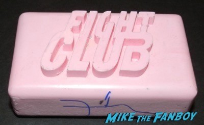 fight club bar of soap David Fincher signed autograph fight club panic room poster 11