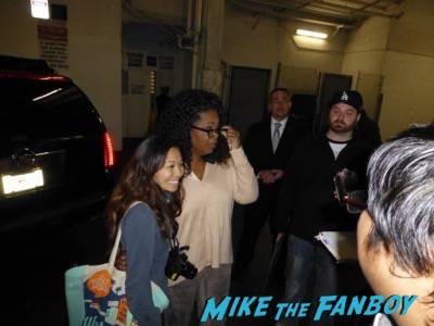 Oprah Winfrey Signing Autographs For Fans landmark theater 1