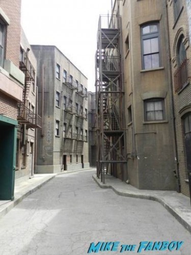 Warner Bros backlot urban street spider man filming location 4