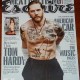 tom hardy signed esquire magazine autograph