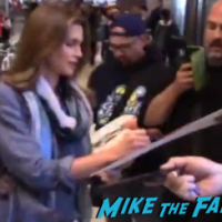cindy crawford signing autographs LAX 1