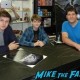 Ty Simpkins And Nick Robinson jurassic world poster signing autograph 6