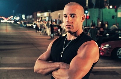 vin diesel flexing fast and furious