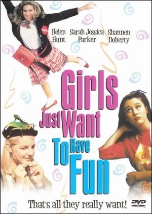 girls just wanna have fun movie poster