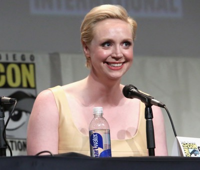 SAN DIEGO, CA - JULY 10:  Actress Gwendoline Christie at the Hall H Panel for `Star Wars: The Force Awakens` during Comic-Con International 2015 at the San Diego Convention Center on July 10, 2015 in San Diego, California.  (Photo by Jesse Grant/Getty Images for Disney) *** Local Caption *** Gwendoline Christie