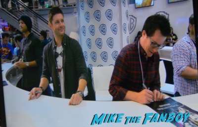 Supernatural autograph signing Jared Padalecki! Jensen Ackles autograph sdcc 2015 9