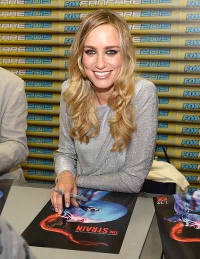 Ruta Gedmintas at the 'The Strain' booth signing during Comic-Con International 2015 at the San Diego Convention Center on July 12, 2015 in San Diego, California. Cr: Alan Hess/PictureGroup/FX