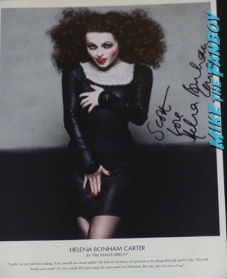 helena bonham carter signed autograph w magazine oscars 2011 photos 10