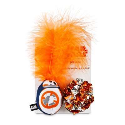 STAR WARS BB-8™ bobble and crackle ball cat toys 4.99 (Image 1)