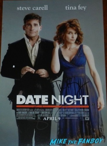 date night signed poster tina key steve carell